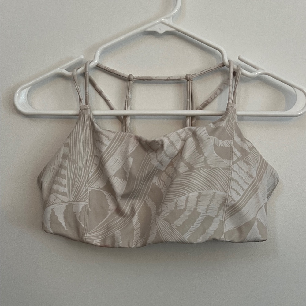 Athleta Patterned Strappy Crop Top